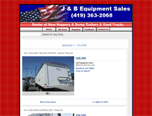 Tablet Screenshot of jbequipmentsales.com